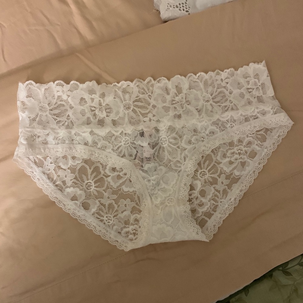 White Lace Victoria’s Secret Underwear
